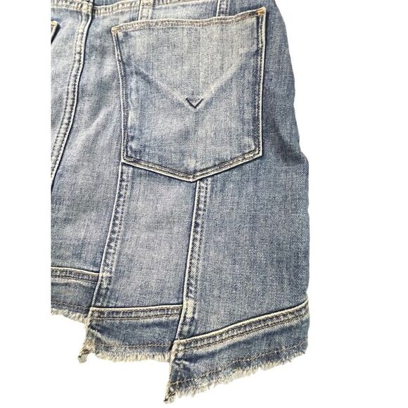Hudson Weekender Step Hem Denim Mini Skirt size 25 - Picture 8 of 8